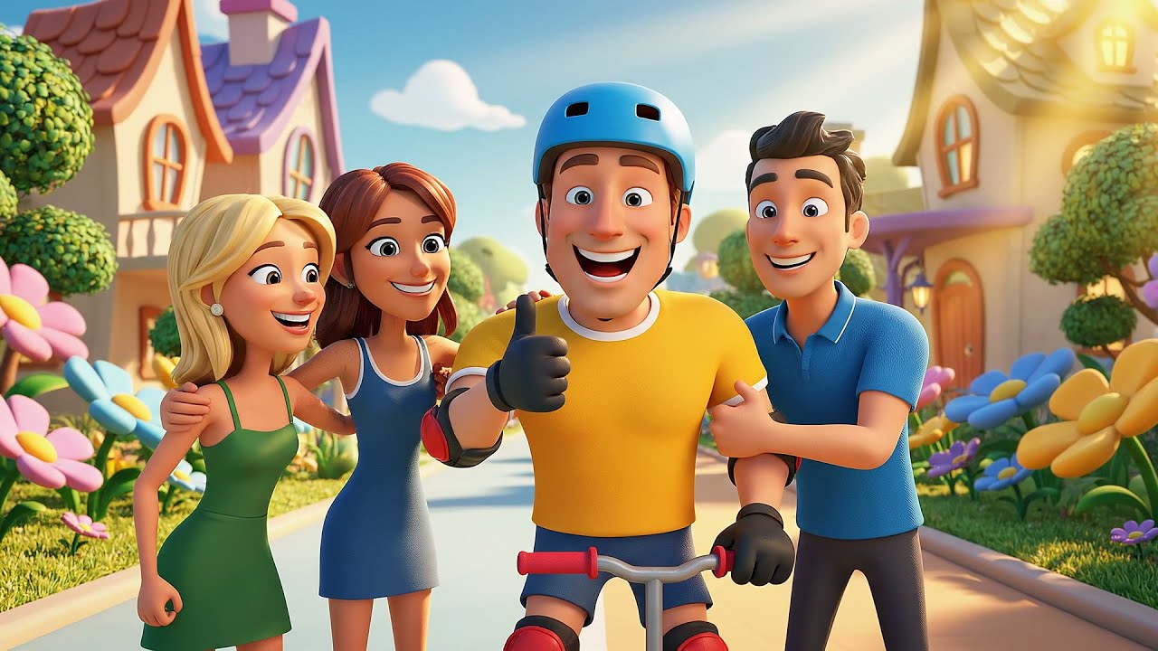 El mini patinador de Subway Surfers perdió el equilibrio | Canciones Infantiles y Rimas para Niños