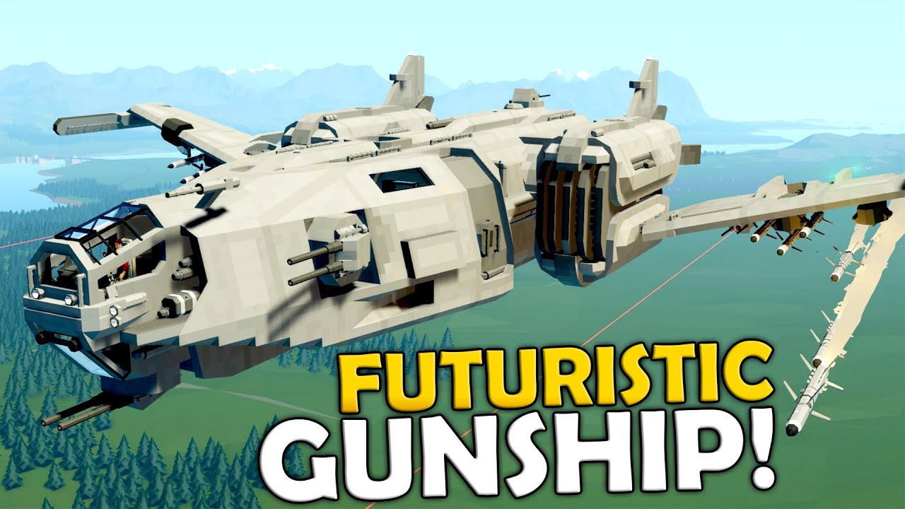 This GUNSHIP Has TOO MANY WEAPONS In Stormworks!