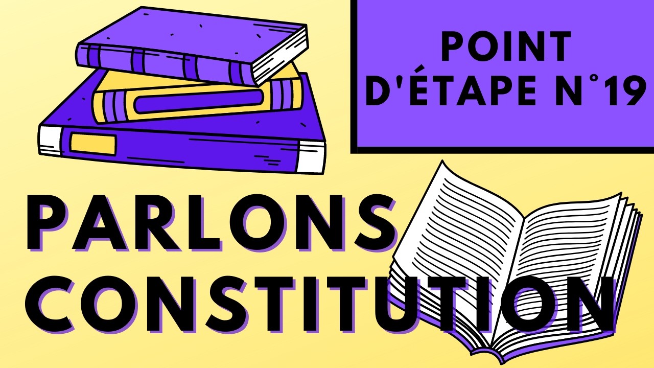Parlons Constitution - Point d'étape n°19