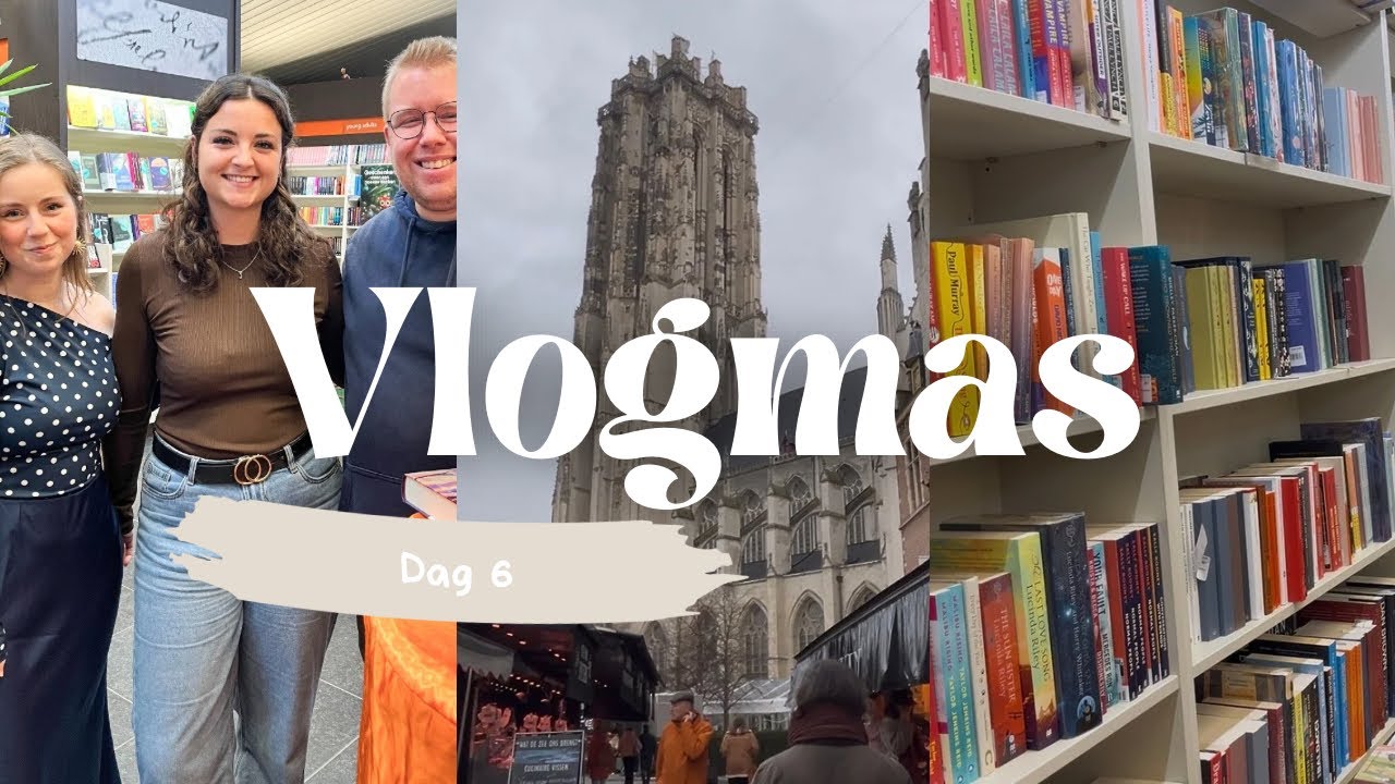 Ik ging naar een signeersessie in Mechelen ✍🏻📖 | VLOGMAS #6