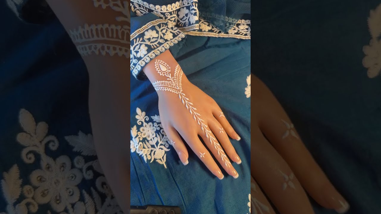 White henna🤍🤍 #whitehenna #henna 
