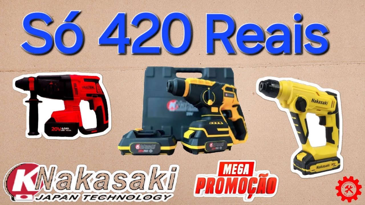 Preços Insanos - Ferramentas a Bateria parafusadeira Furadeira martelete