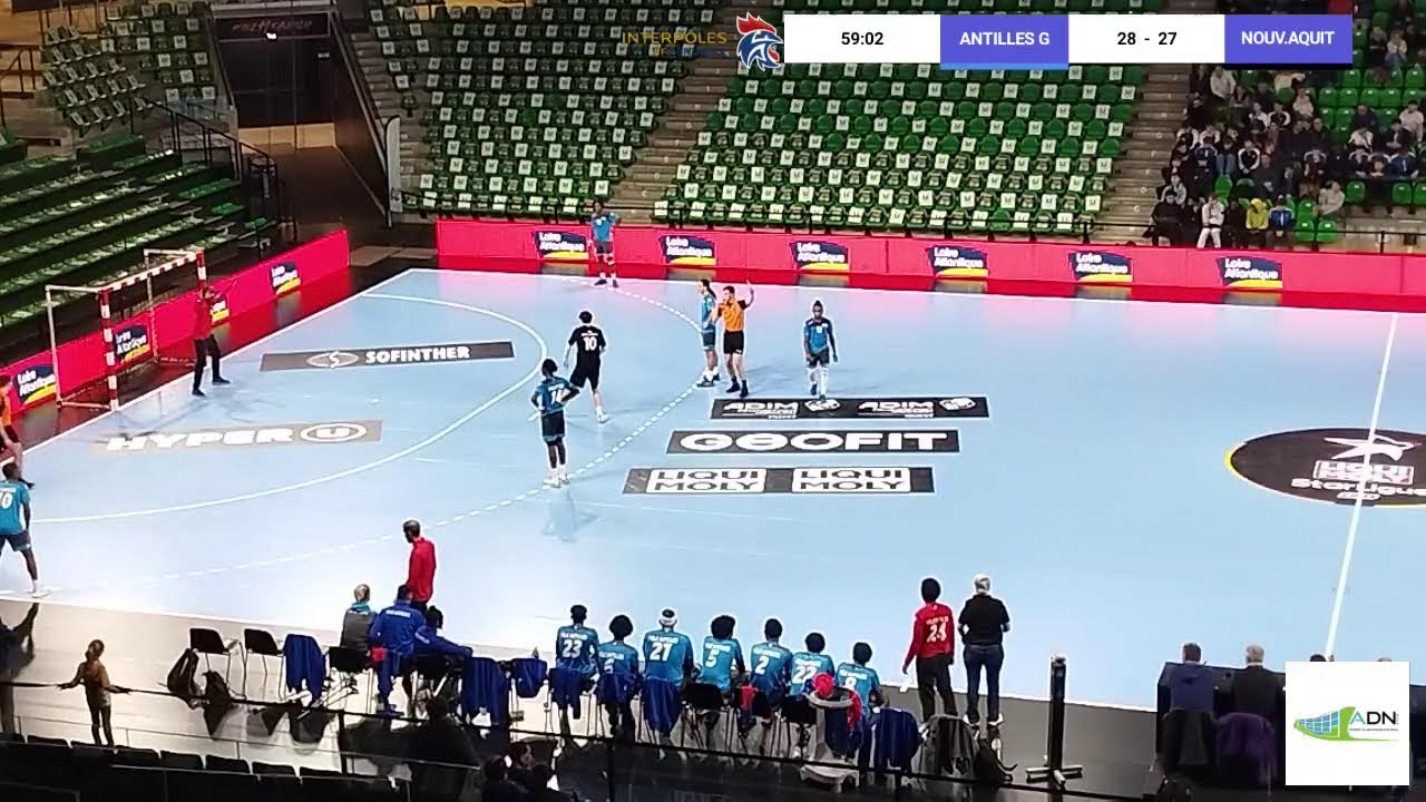 INTERPÔLES 2023 - FINALITÉS JOUR 1
ANTILLES G VS NOU AQUIT