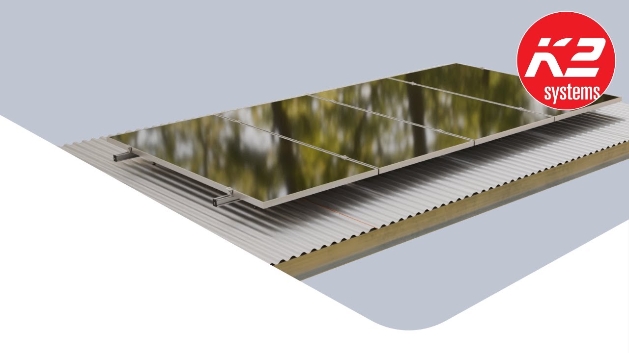 Откройте для себя нашу систему CrossRail в сочетании с солнечным крепежом от K2 Systems!