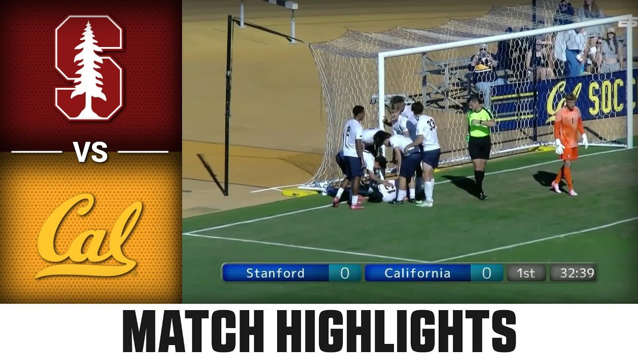 Stanford vs. Cal Match Highlights | 2025 ACC Men's Soccer
