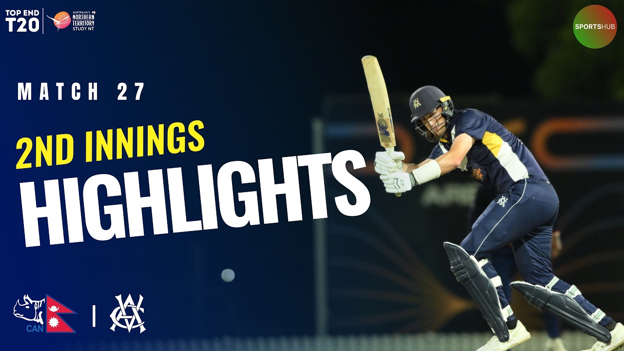 2nd Innings Highlights | Nepal vs Victoria | Match 27 | Top End T20 2026 | ZP1J