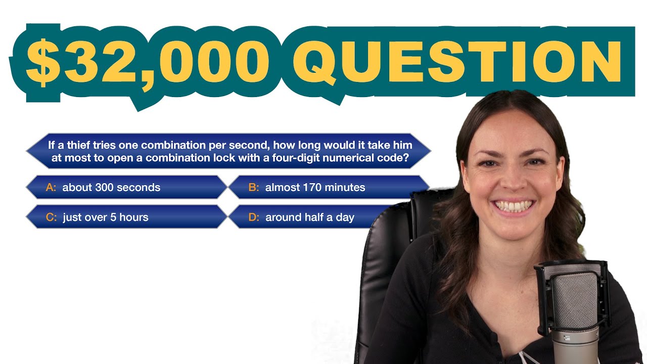 Who wants to be a MILLIONAIRE &ndash; Math question