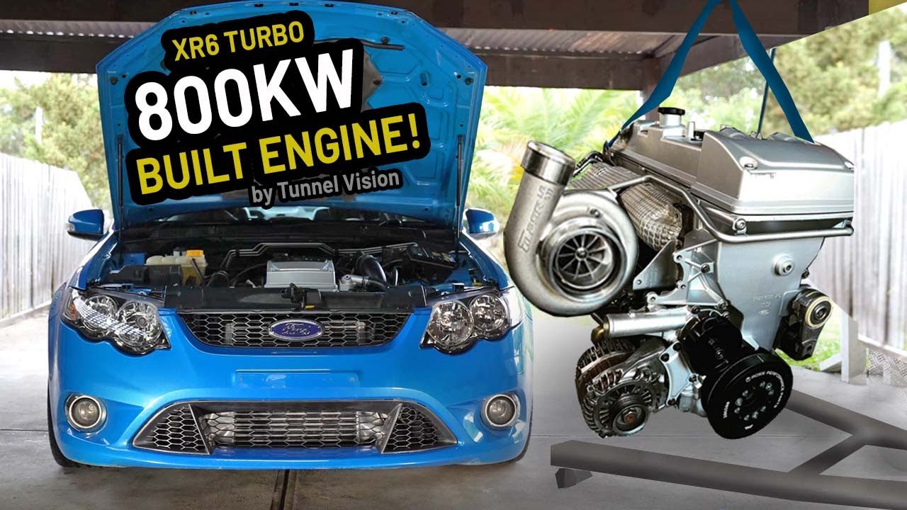 FG XR6 Turbo Lemon получает новый двигатель мощностью 800 кВт! Tunnel Vision Barra Build