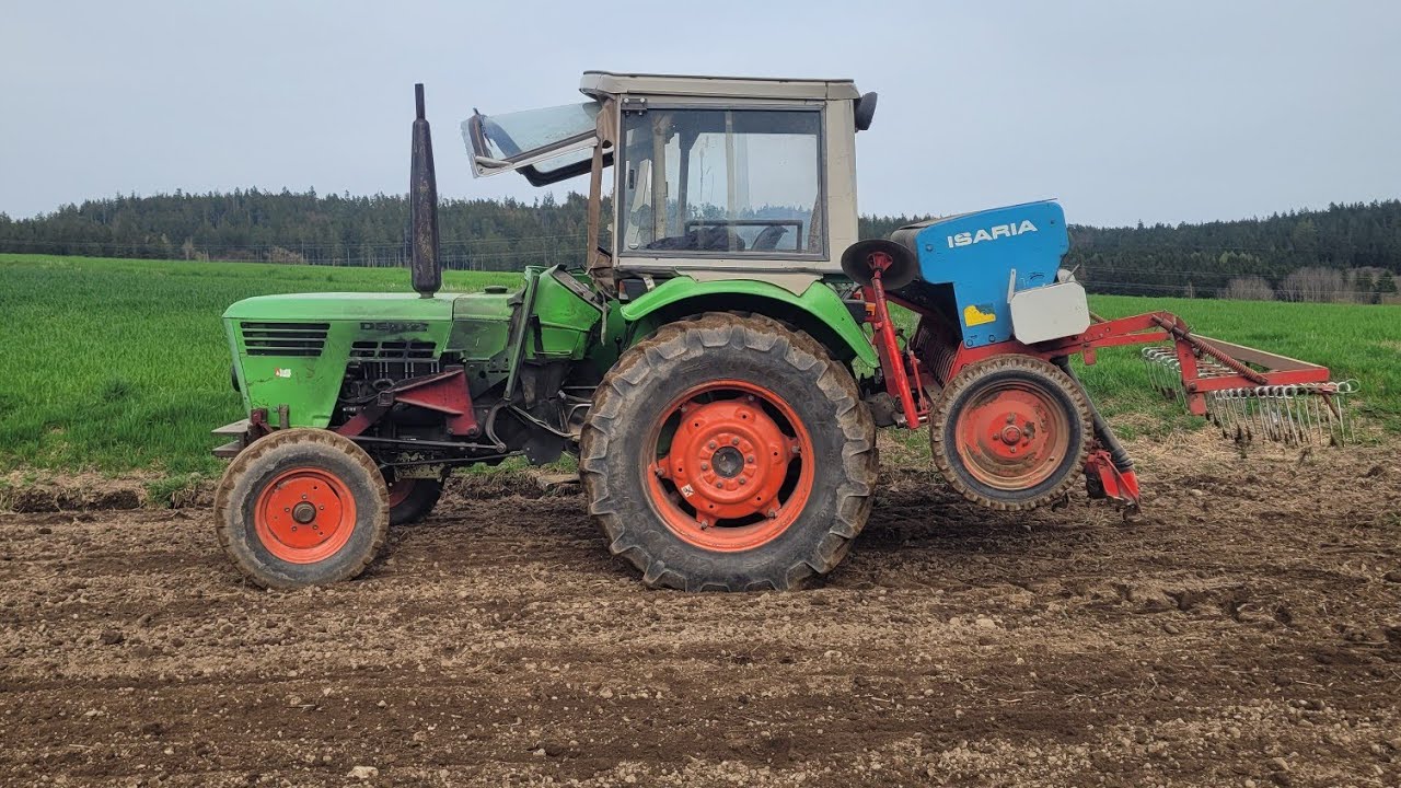 [GoPro] Sommergerste sähen mit Deutz 5206 und Isaria Drille [Cabview]  Teil 1 #89