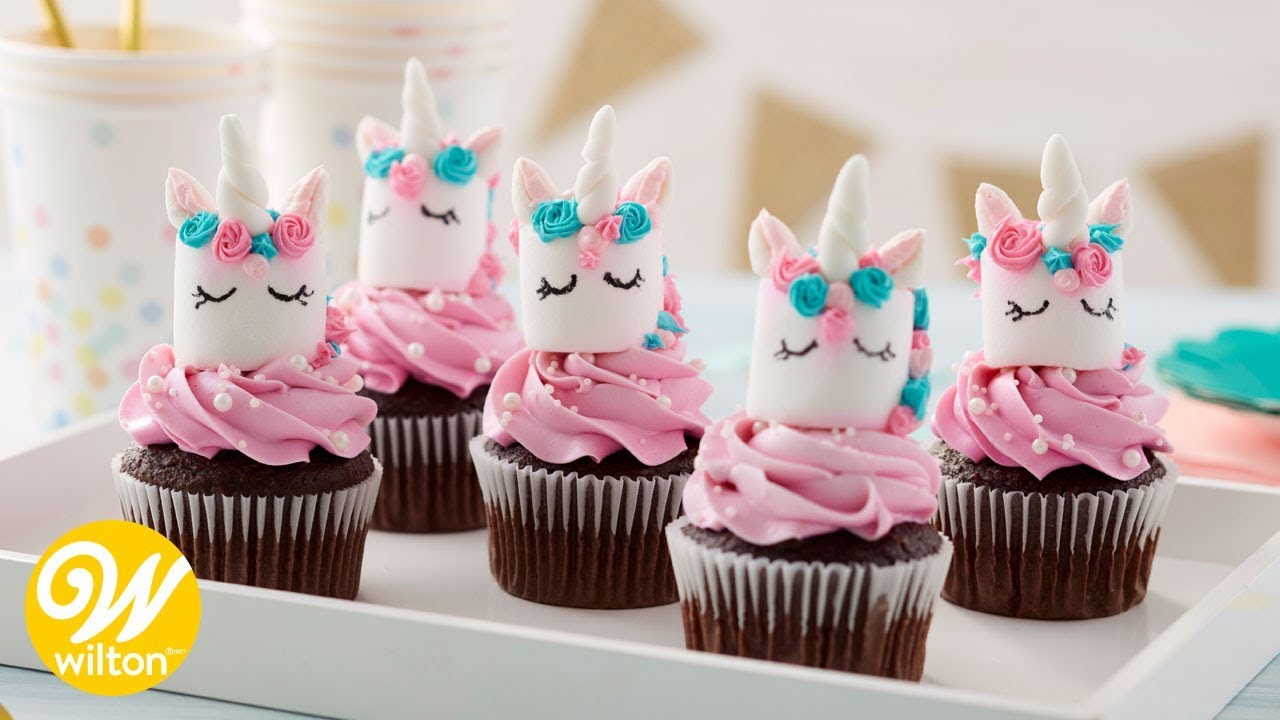 How to Make Marshmallow Unicorn Cupcakes | Wilton