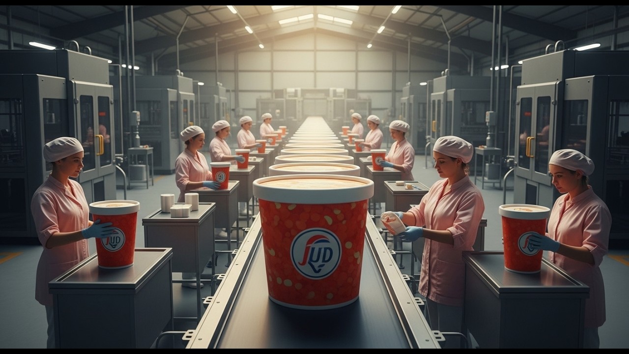 Inside Ice Cream Factory – How Ice Cream Is Made