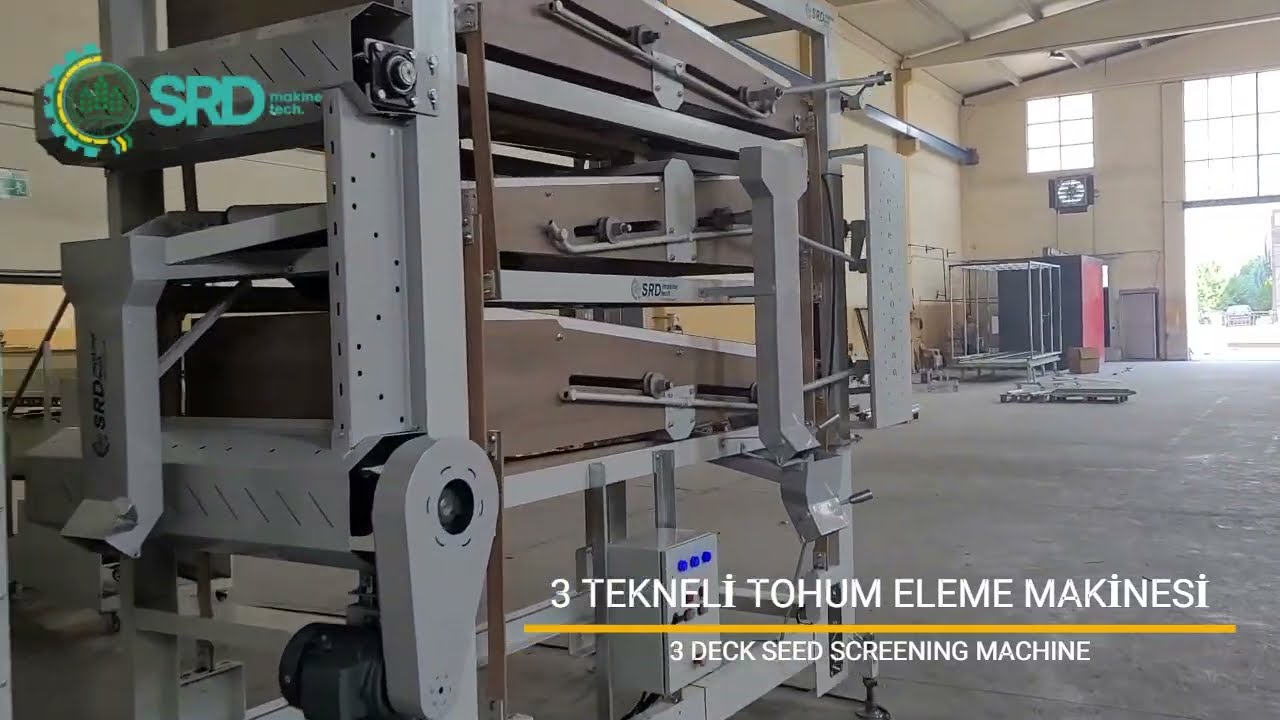 3 TEKNELİ ELEME MAKİNESİ - 3 DECK SEED GRAIN GRADER #chickpeasgrader #beansscreener #seedcleaner