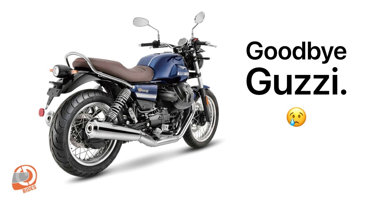 One LAST ride on my Moto Guzzi V7 850 😢