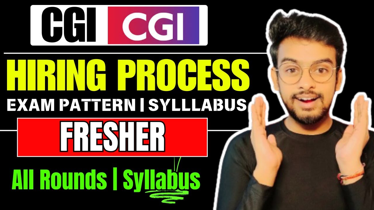 CGI Exam Pattern | Online Test| CGI Full Selection Process | Interview