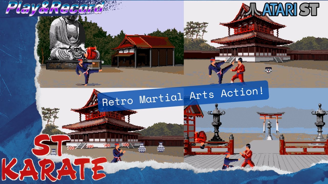 ST Karate (Atari ST) Gameplay Non Commentary