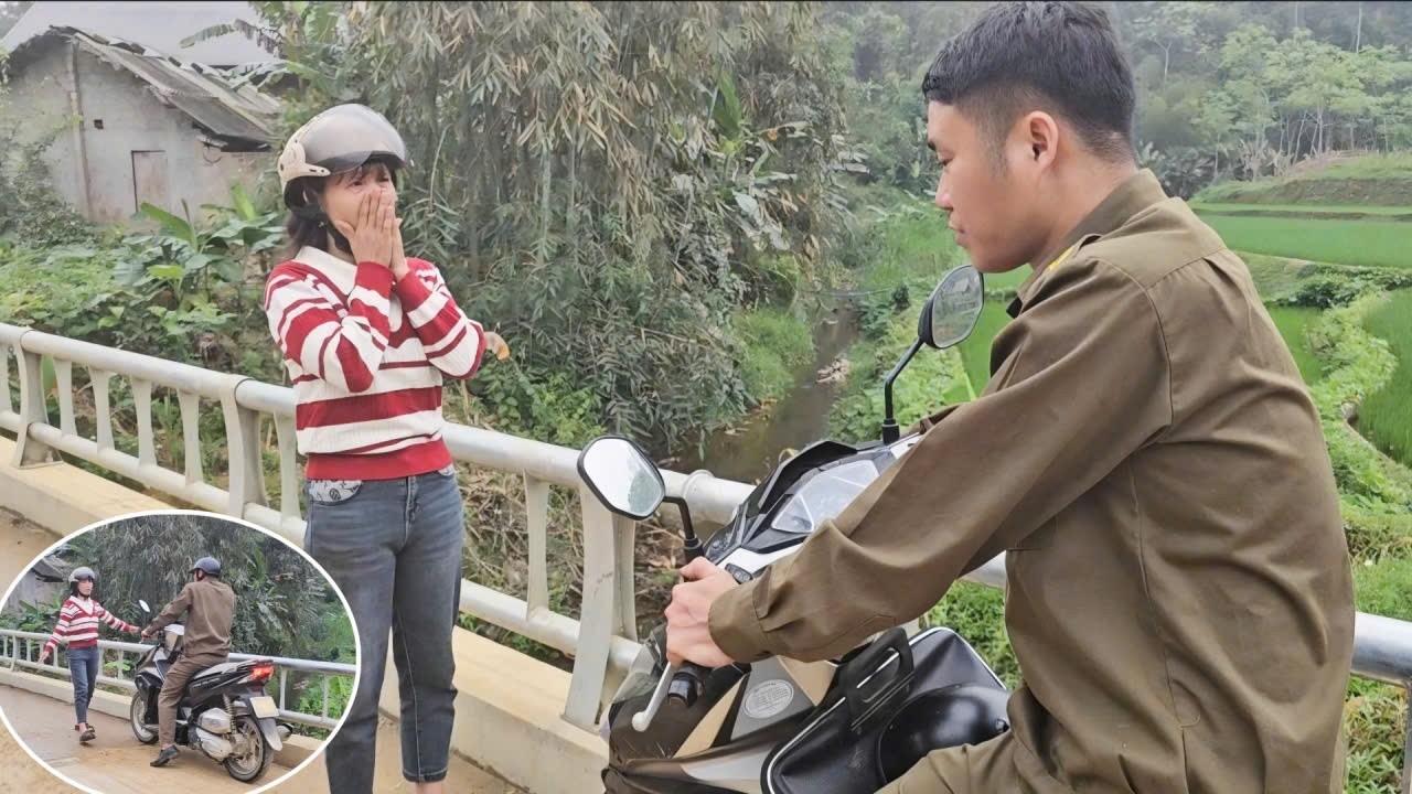 Hai stopped Nam's car to apologize and say goodbye. She was heartbroken.