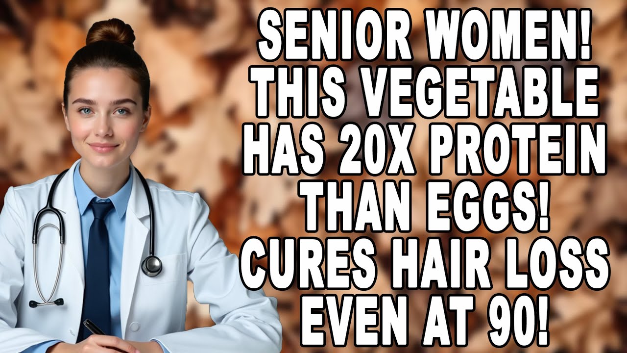 Stop Hair Loss Fast! This Vegetable Packs More Protein Than Eggs | Senior Women’s Health