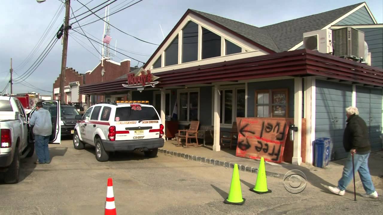 Spreading relief efforts in Sea Bright, N.J.