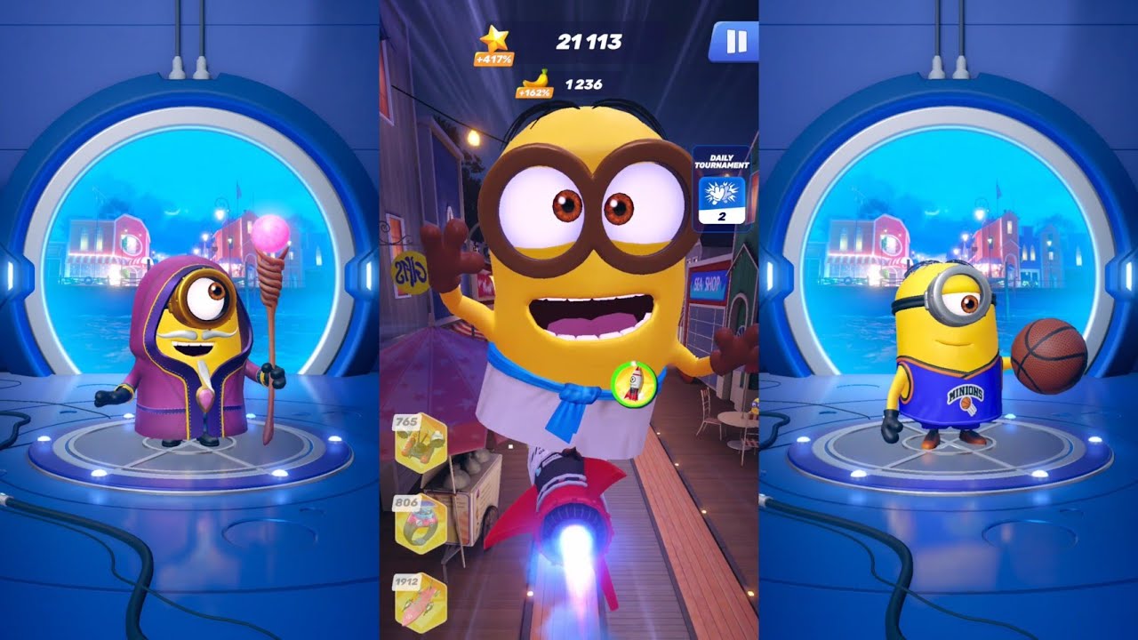 Sorcerer Stuart vs Ancient vs Basketball Stuart | New Minion rush |
