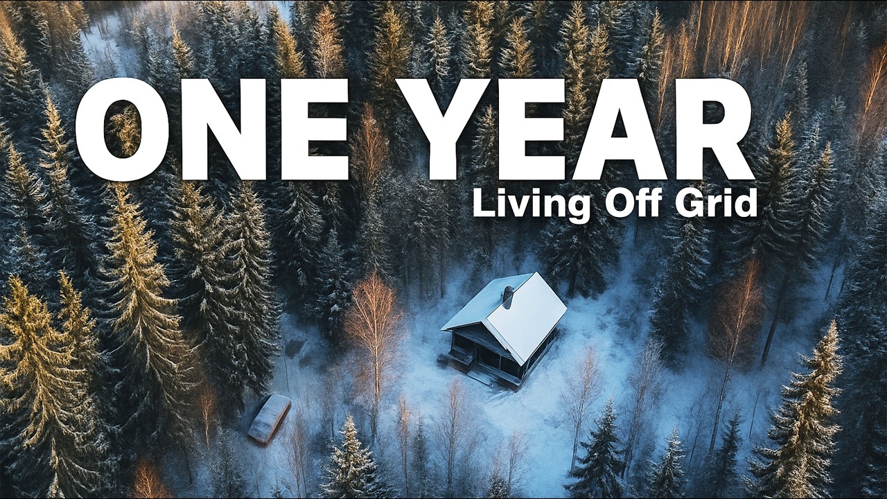 ONE YEAR | Renovating an Abandoned Log Cabin in the Finnish Wilderness