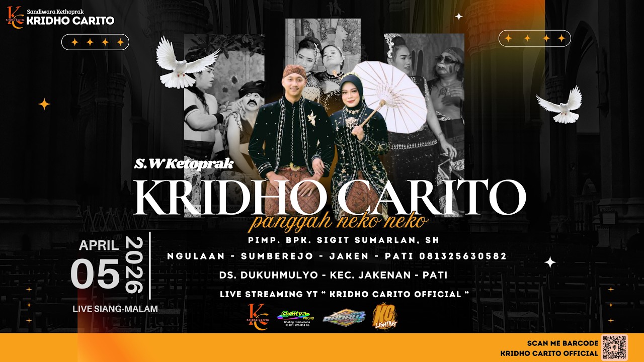 ✅KETHOPRAK KRIDHO CARITO [MALAM] :: DUKUHMULYO JAKENAN PATI :: LAKON : DAMARWULAN NGRATU