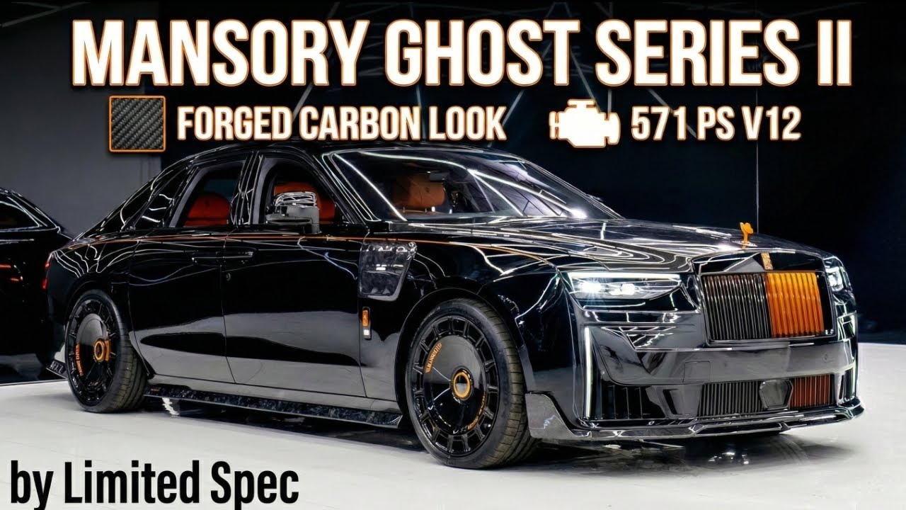 2026 Mansory Rolls-Royce Ghost Umbau mit 571 PS & Forged Carbon Look