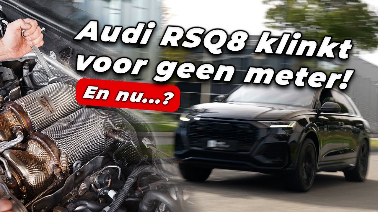 Audi RSQ8 klinkt voor geen meter! En nu...? | Audi R8 onderhoudsinspectie | BMW Cobra Suspension