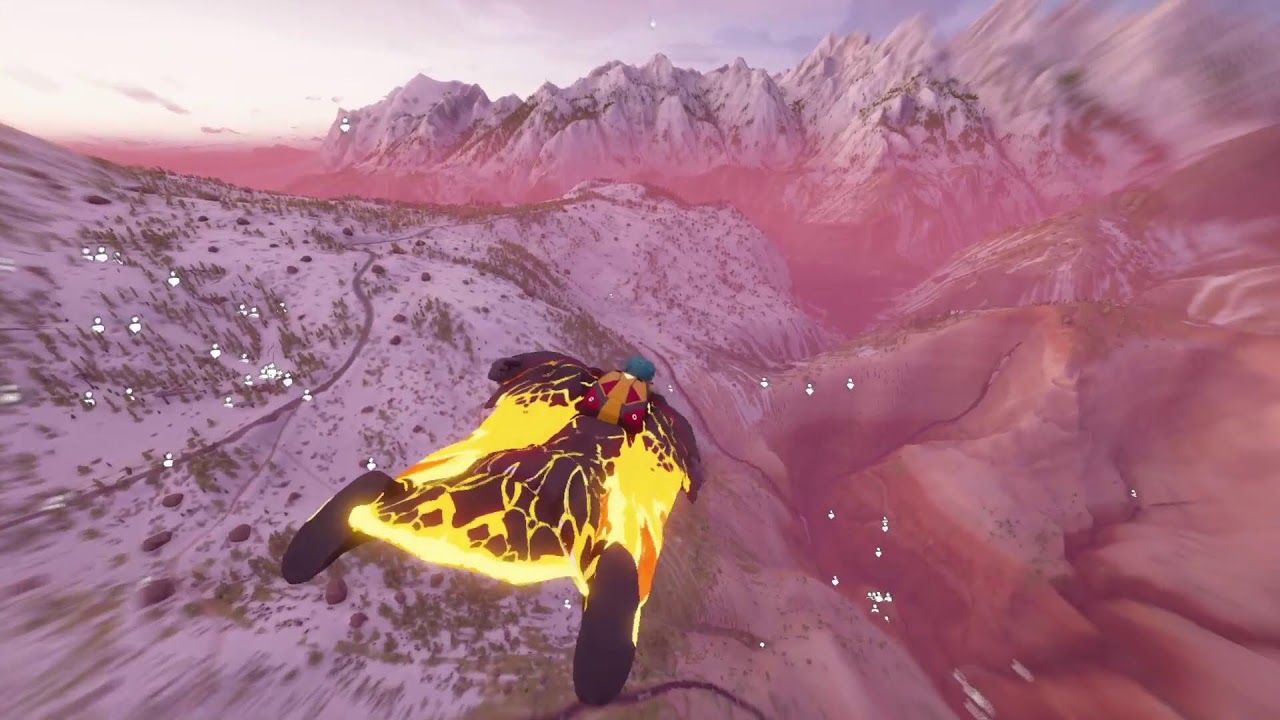 XBOX ONE - RIDERS REPUBLIC - XBOX ONE With Carter Lyrics - WINGSUIT RUNS