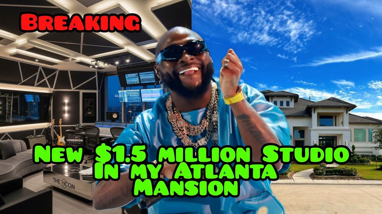 A Tour inside Davido New Atlanta $1.5 million Studio