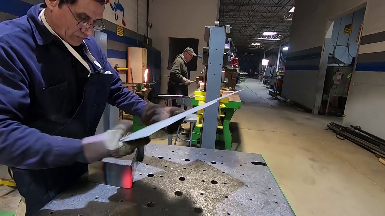 How a Envelope Die is Made, Blacksmith