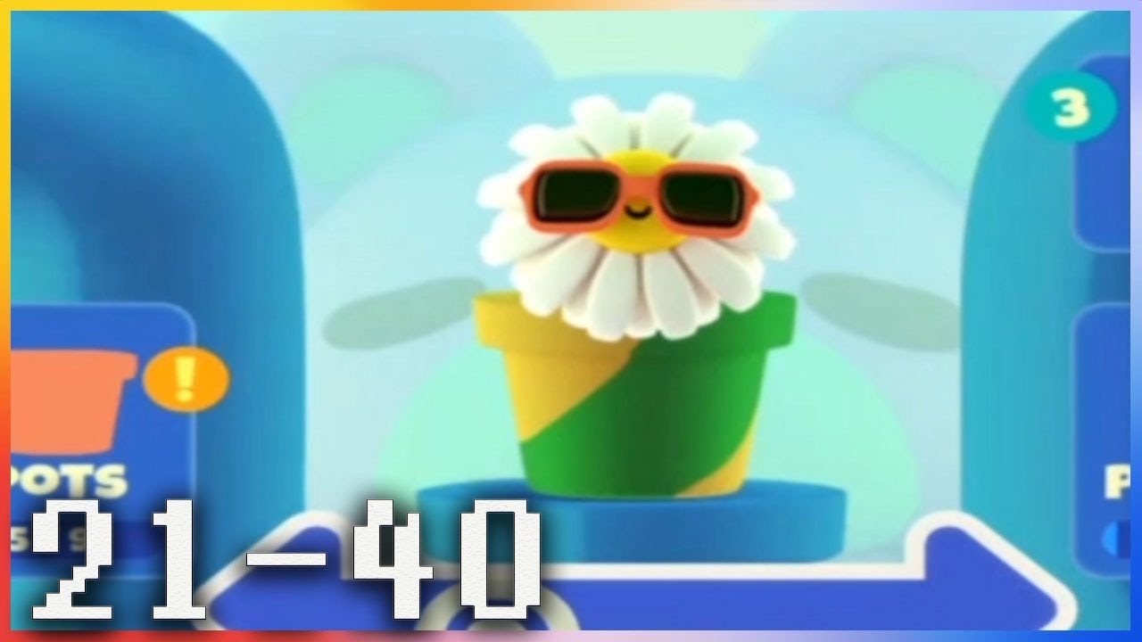 Nom Plant - Gameplay Walkthrough - Levels 21-40 | no damage |