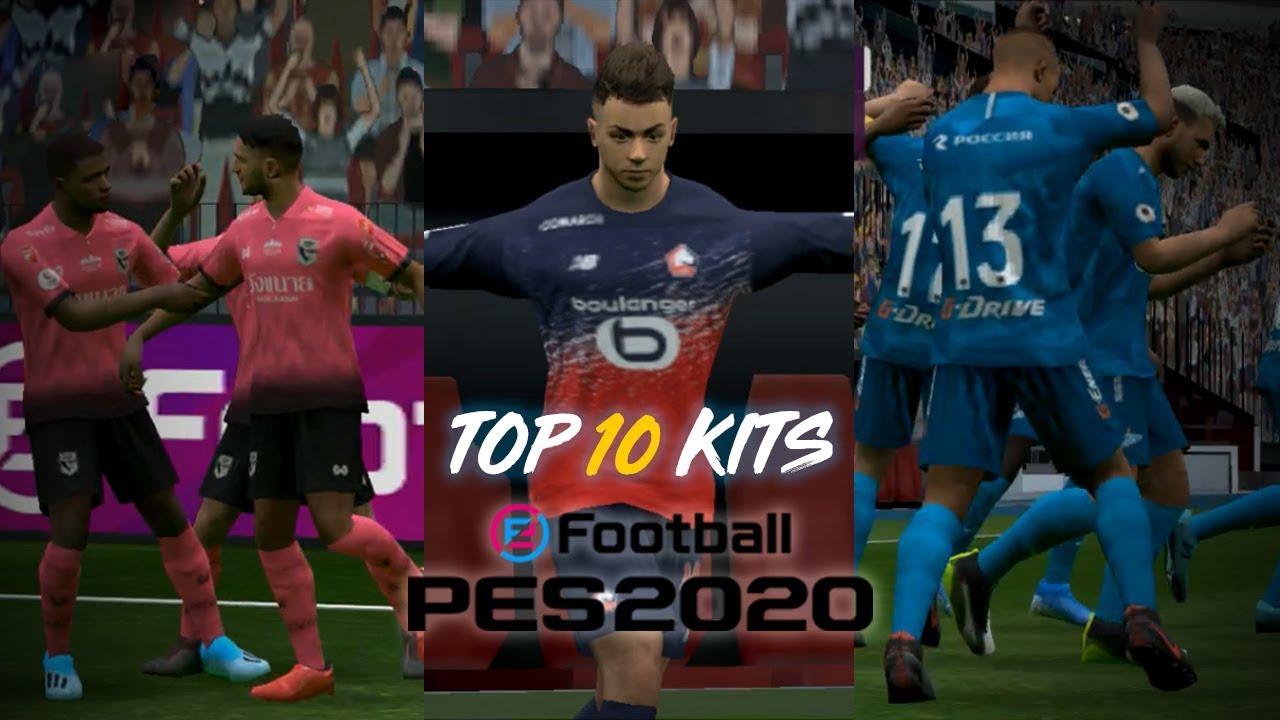 PES 2020 MOBILE BEST 10 KITS | NO PATCH