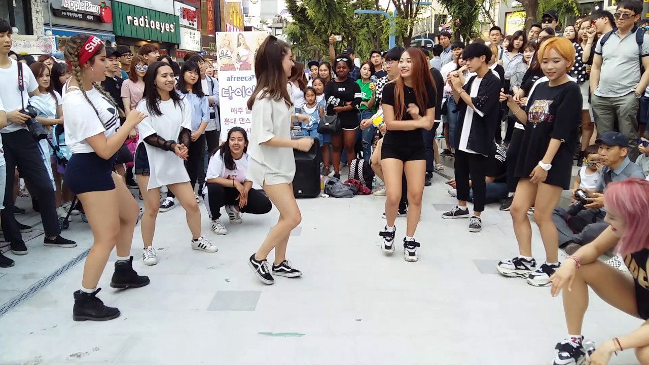 2017.6.18&걷고싶은거리&홍대&할리스커피앞&게스트&버스킹&여성댄스팀&Diana&by큰별