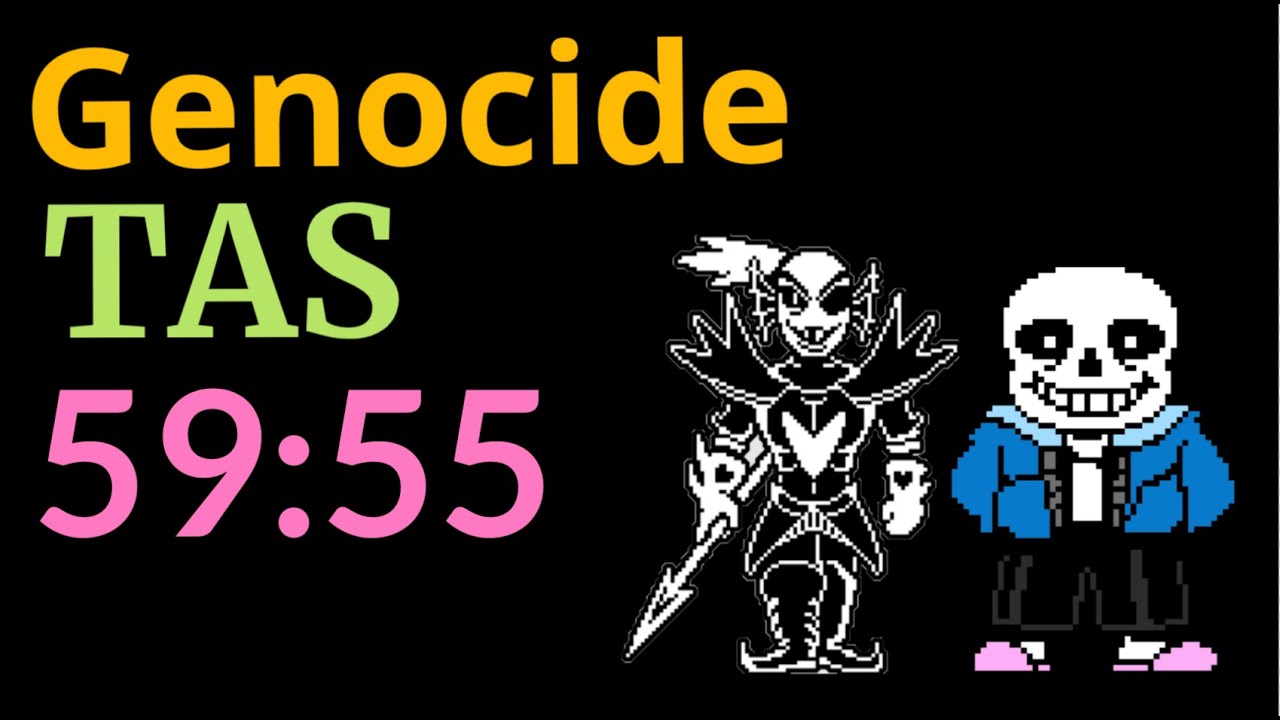 (TAS) Undertale - Genocide Speedrun in 