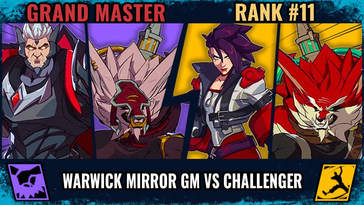 Warwick Mirror GM vs Challenger – [Grand Master] Warwick Darius VS Vi Warwick [Rank #11] | 2XKO