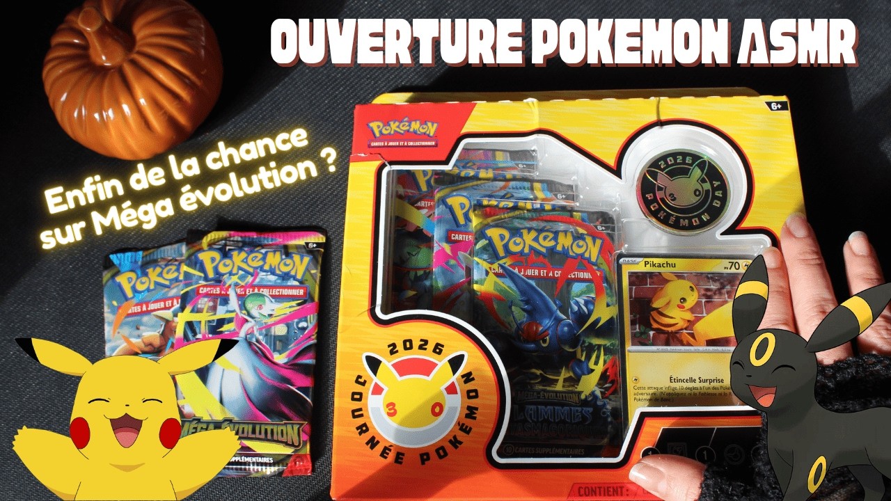 ASMR Pokémon ✨ Grâce à @PokeMoniteur on se détend avec le coffret anniversaire des 30 ans ! 🎉