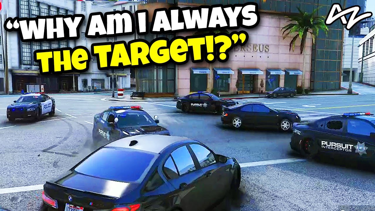 AnthonyZ становится целью множества полицейских и уничтожает их! | GTA 5 RP NoPixel