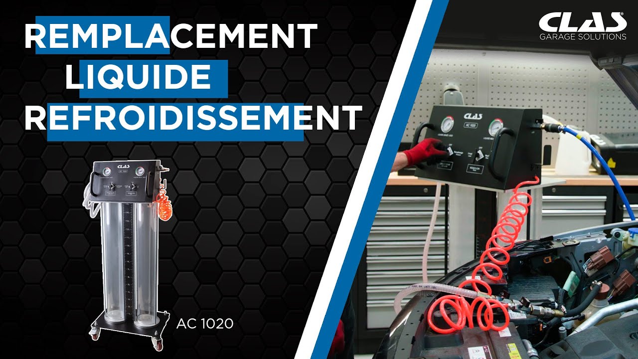 APPAREIL REMPLACEMENT/VIDANGE LIQUIDE DE REFROIDISSEMENT - AC 1020