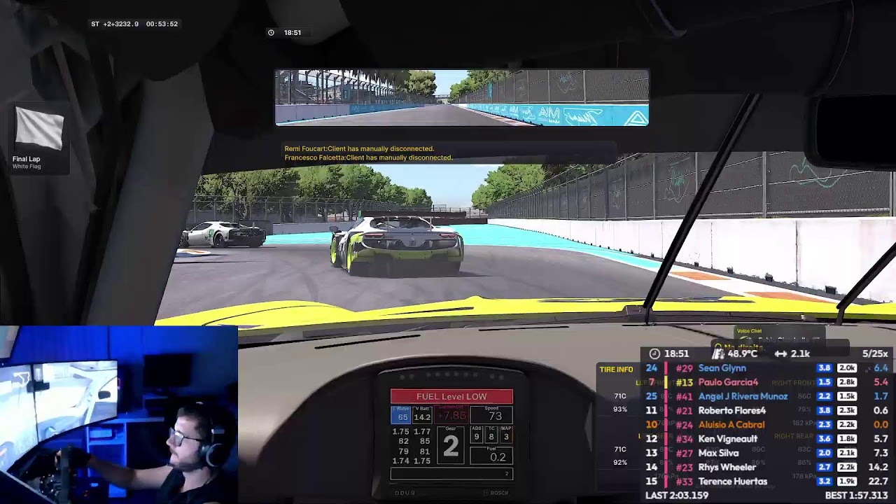 Mercedes GT3 ! Live de Miami!
