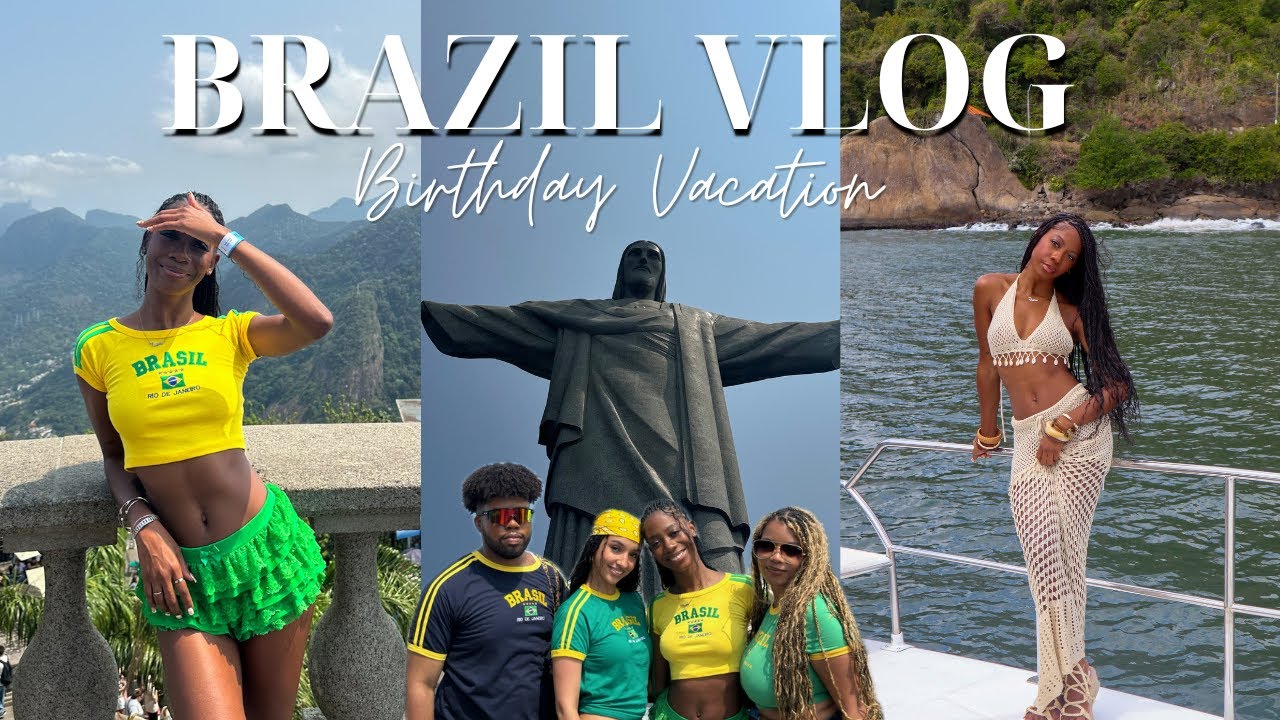 ВИДЕОБЛОГ О ПУТЕШЕСТВИЯХ ПО БРАЗИЛИИ 🇧🇷 | Исследуем Рио, статую Христа-Искупителя, лестницу Селар...
