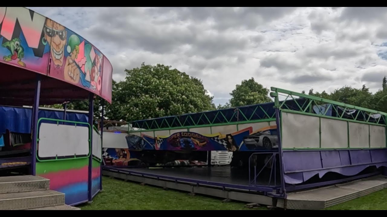 Deans Funfair Build up and Walkthrough day before opening in the Kissing Field in Crowland May 2025