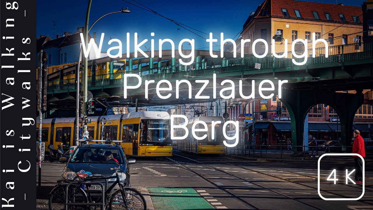 WALKING TOUR EAST BERLIN 4k 60fps  from Weißensee to Mitte Through Prenzlauer Berg