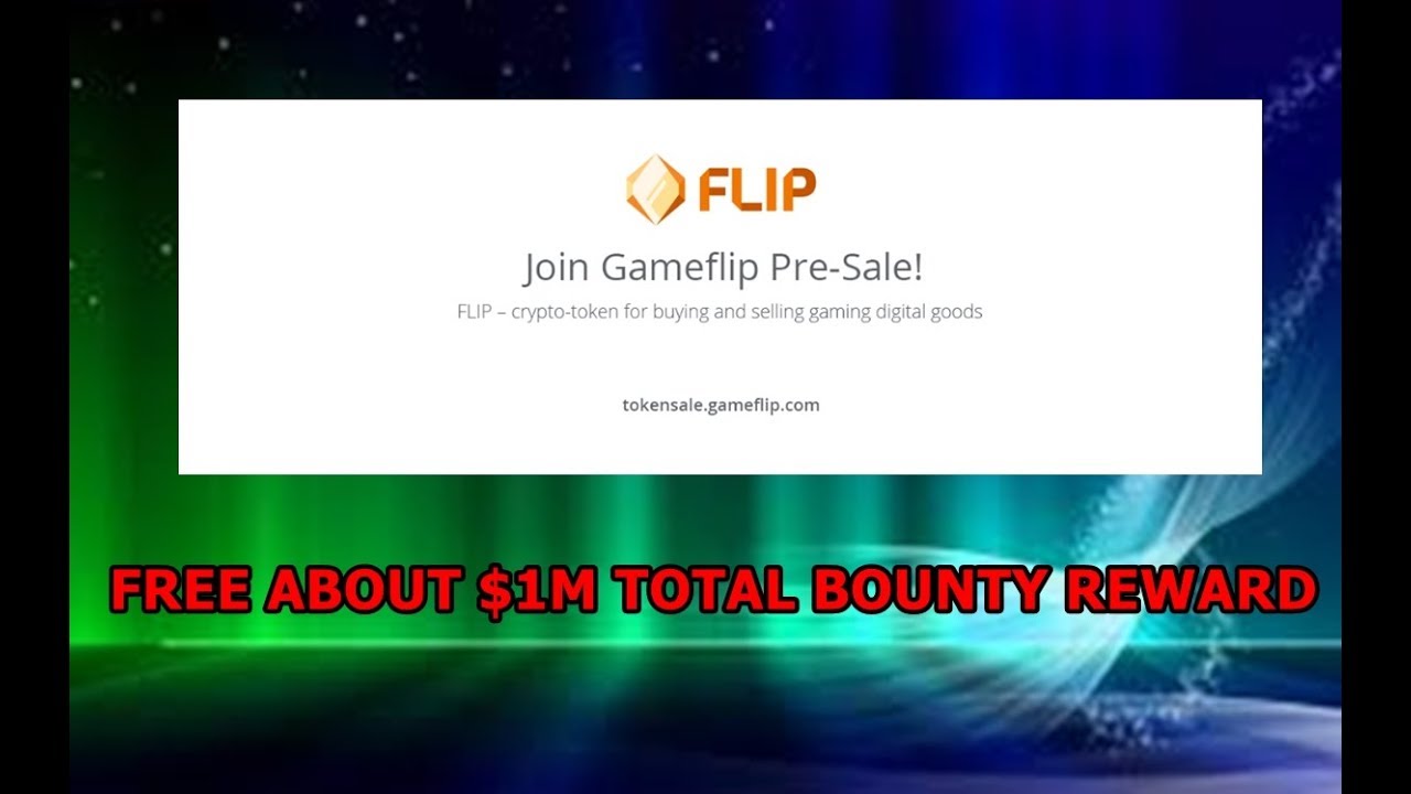 GAMEFLIP PRE-SALE ICO