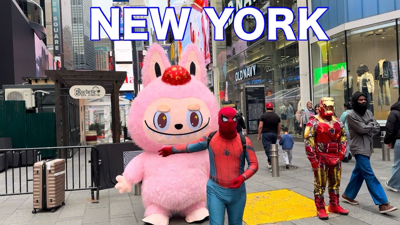 NEW YORK CITY Walking Tour [4K] - TIMES SQUARE (03/08/2026)