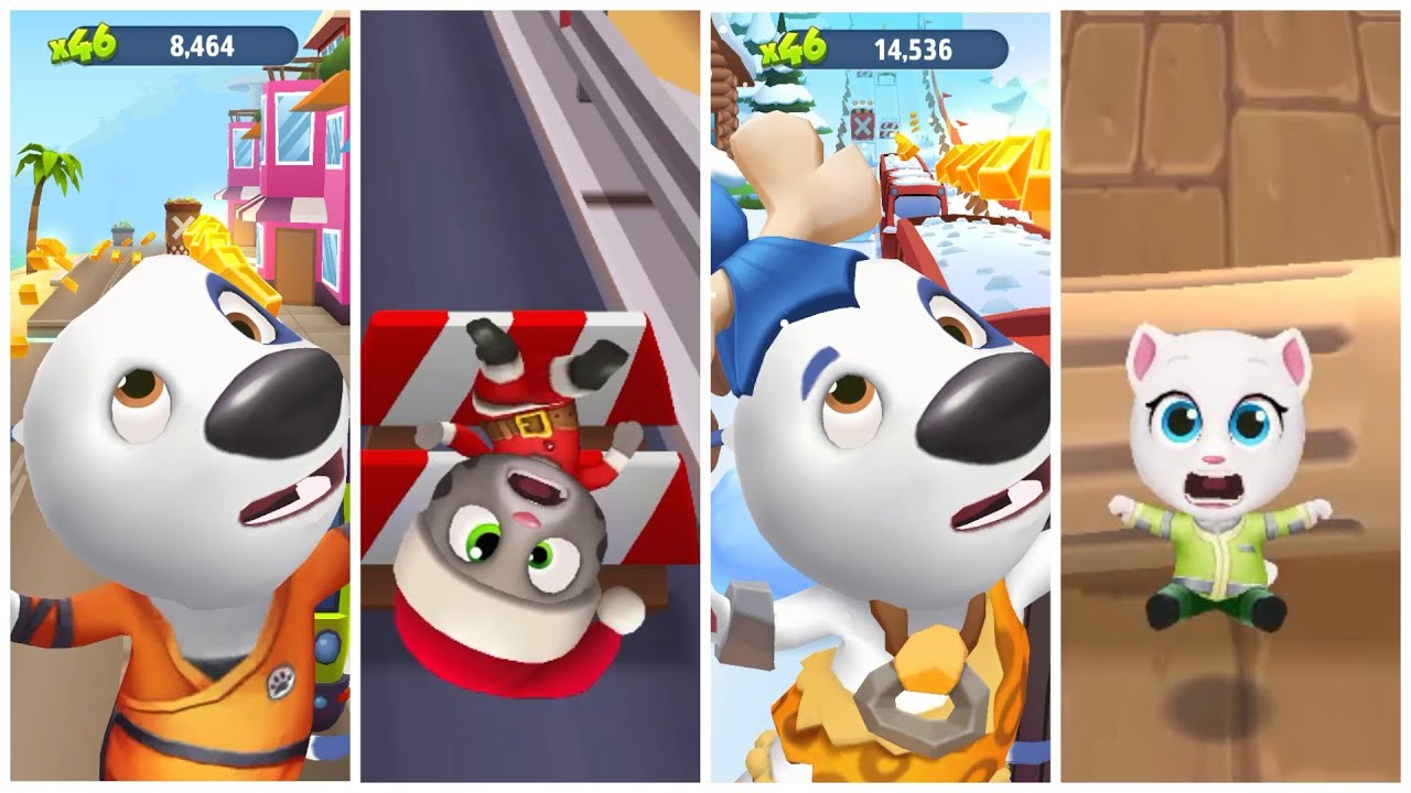 Talking Tom Gold Run - All Best Funny Fails