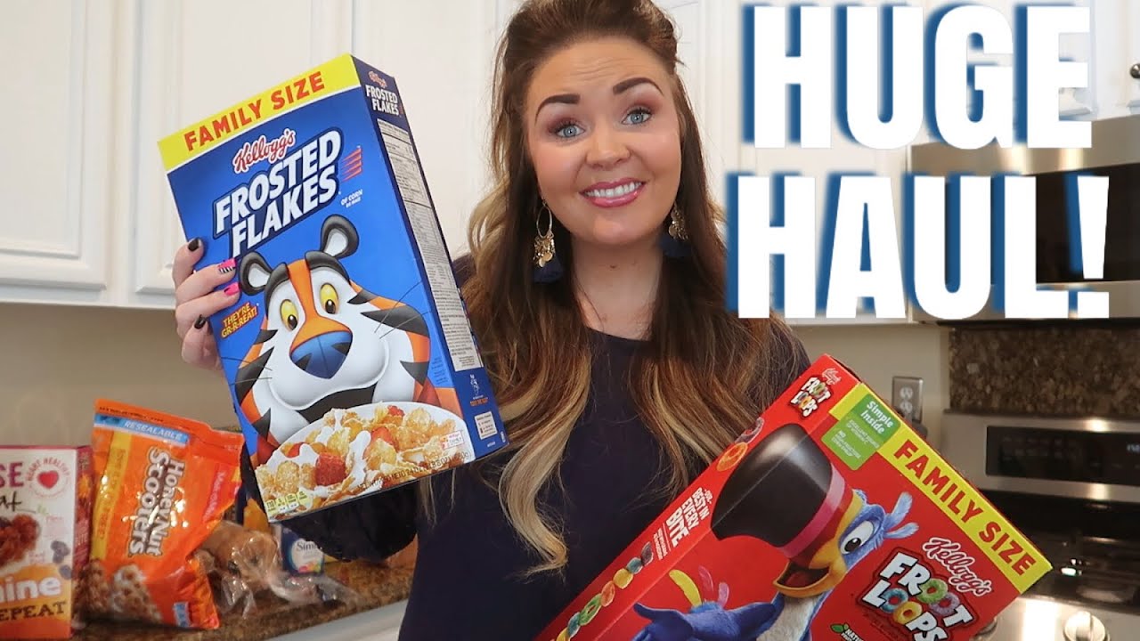 LARGE GROCERY HAUL FOR A FAMILY OF SIX! / ONLINE GROCERY PICKUP!