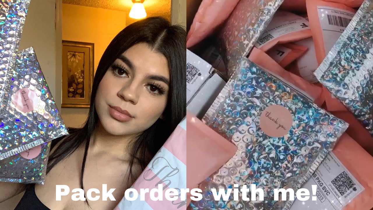 Pack Orders With Me | Life Of A Teen Entrepreneur