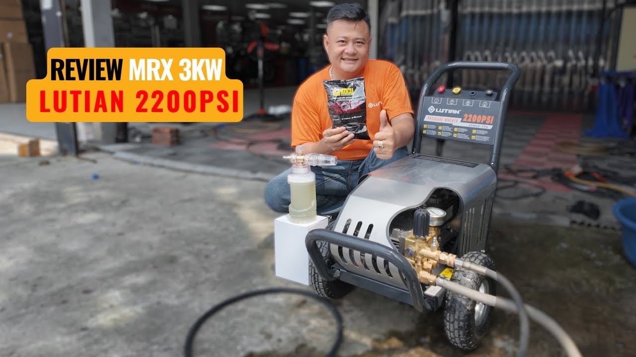 Vẫn được nhiều người lựa chọn nhất - Máy rửa xe Lutian 3KW 2200PSI