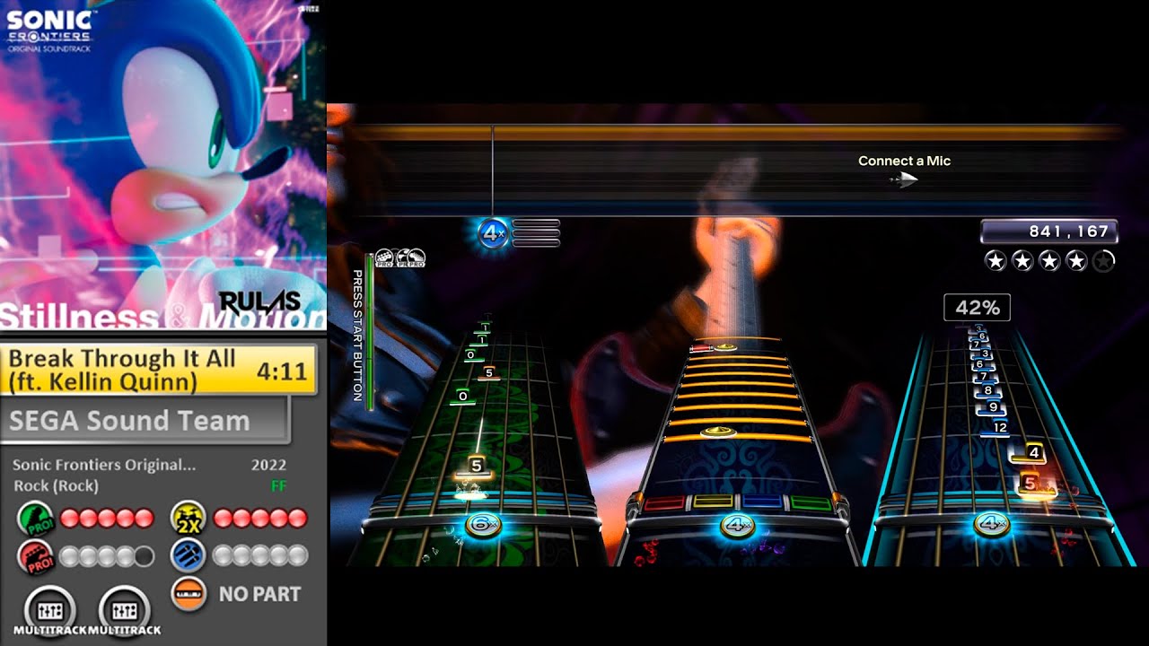 Rock Band 3 - "Break Through It All (feat. Kellin Quinn)" - SEGA | Pro Mode Chart Preview