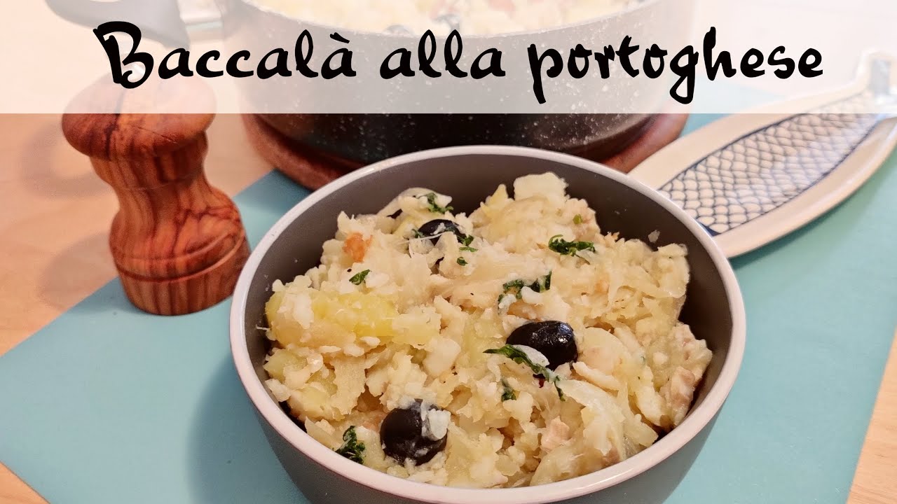 BACCALÀ ALLA PORTOGHESE ~ Ricetta facile e veloce !